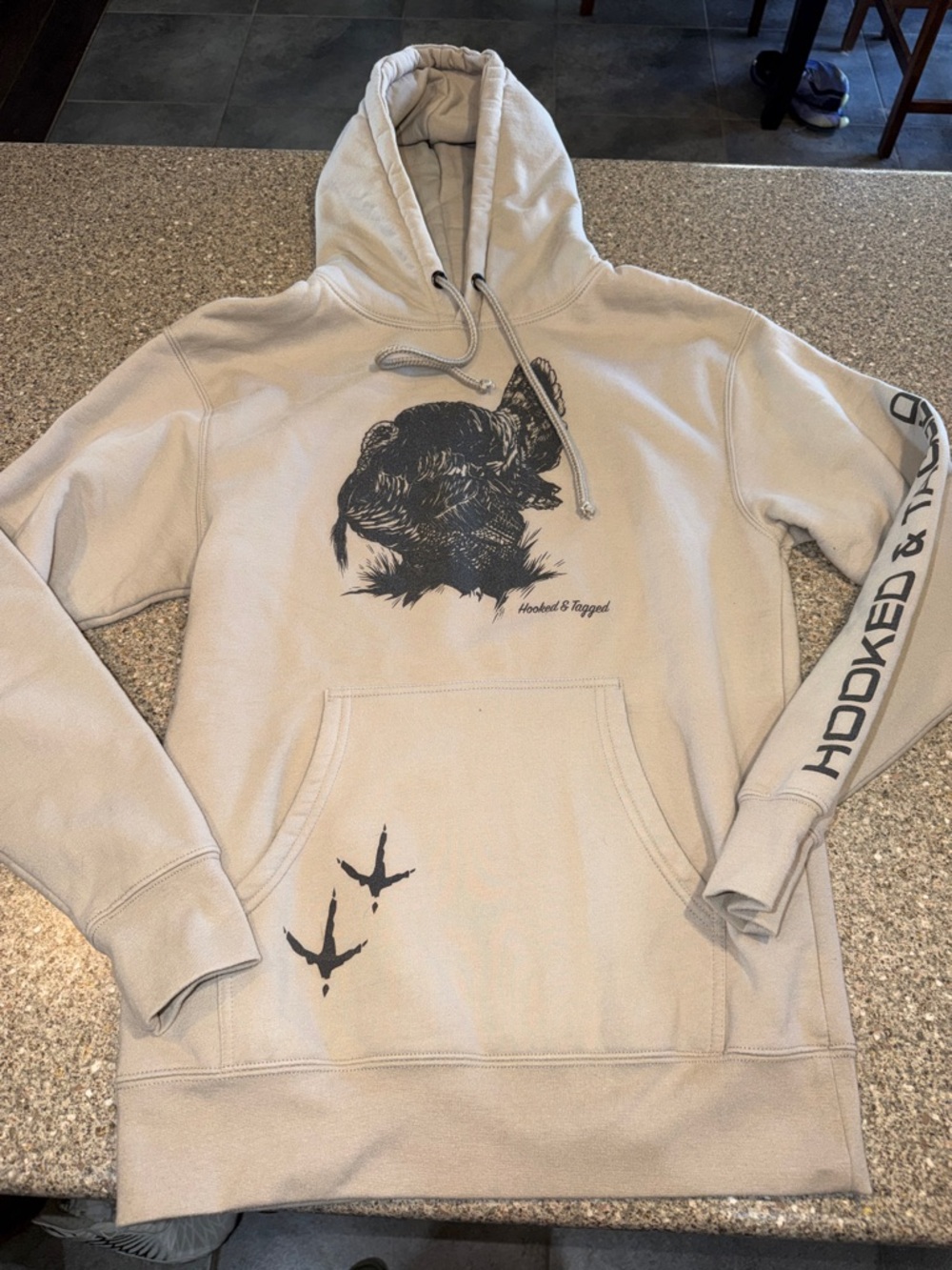 Hooked And Tagged Pullover Hoodie